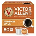 thumbnail image 1 of Victor Allen's Coffee Pumpkin Spice Flavored, Medium Roast, 80 Count, Single Serve Coffee Pods for Keurig K-Cup Brewers, 1 of 9