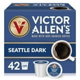 thumbnail image 1 of Victor Allen's Coffee Seattle Dark, Dark Roast, 42 Count, Single Serve Coffee Pods for Keurig K-Cup Brewers, 1 of 5