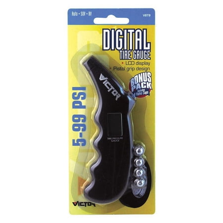 Victor Automotive 22-5-00879-V Pistol Grip Digital Tire Gauge