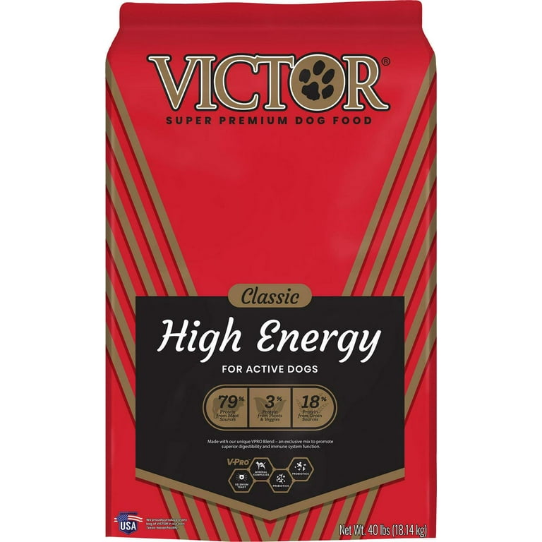 Victor Classic All Life Stages High Energy Performance Beef Recipe Dry Dog Food 40 lb. Bag Walmart