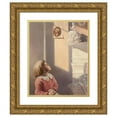 thumbnail image 1 of Victor Coleman Anderson 20x24 Gold Ornate Framed and Double Matted Museum Art Print Titled - Washington's Birthday (1923), 1 of 4