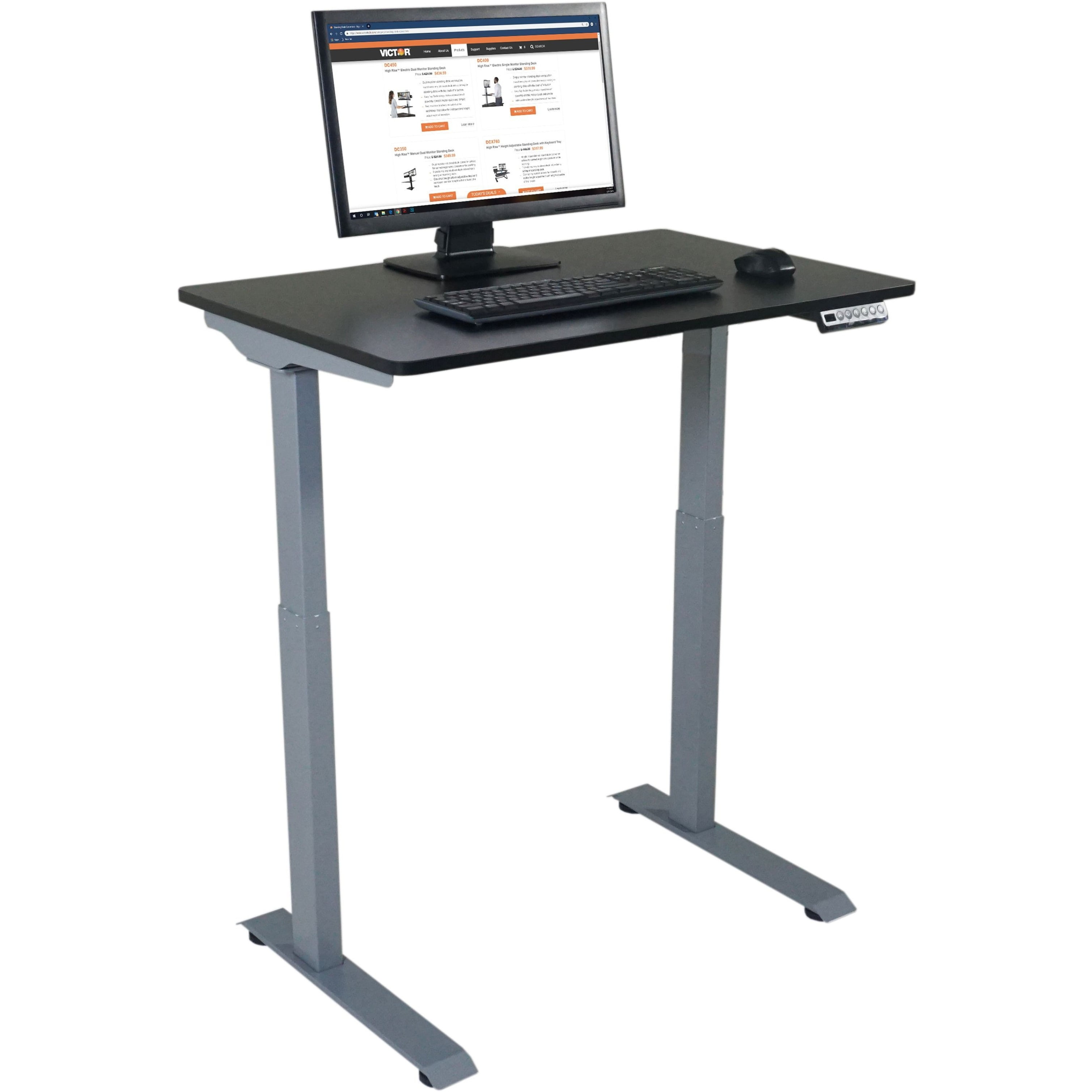 Victor Compact Electric Standing Desk, 3ft. Wide - Walmart.com
