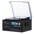 thumbnail image 1 of Victor VWRP-4200 Cosmopolitan 8-in-1 Turntable Music Center with 3-Speed Record Player, CD/MP3/Cassette Player, AM/FM Radio, Dual Bluetooth in & Out, USB Playback & Recording, 1 of 10