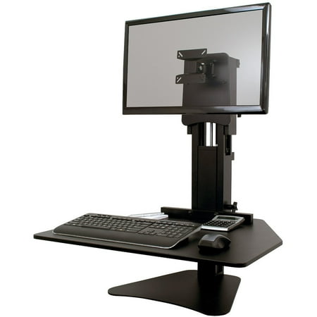 Victor - High Rise Sit-Stand Desk Converter - Black