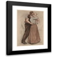 thumbnail image 1 of Victor Emile Prouvé 14x18 Black Modern Framed Museum Art Print Titled - The Kiss (The Kiss) (1898), 1 of 5