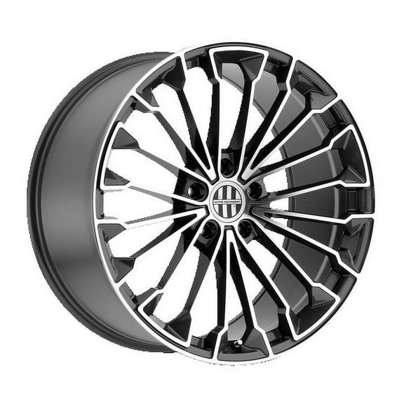 Victor Equipment Aluminum Rim WURTTEMBURG 21X11in Gunmetal with Mirror Cut Face Finish, 2111VIW405130G71