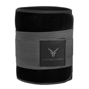 Victor Fitness VWTGBM | Medium Gray and Black Waist Trimmer
