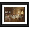 thumbnail image 1 of Victor Gabriel Gilbert 24x19 Black Ornate Framed Double Matted Museum Art Print Titled: The Children's Dance Recital at the Casino De Dieppe, 1 of 5