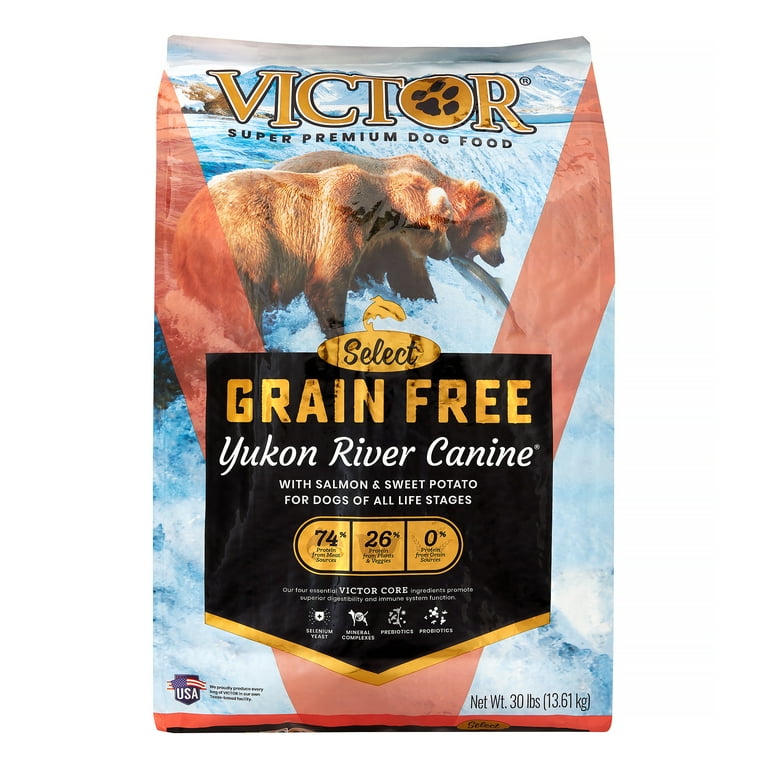 Victor Grain Free Yukon River Dry Dog Food 30 lb Walmart