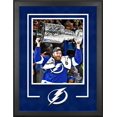 thumbnail image 1 of Victor Hedman Tampa Bay Lightning 2021 Stanley Cup Champions Deluxe Framed Autographed 16" x 20" Raising Cup Photograph - Fanatics Authentic Certified, 1 of 1
