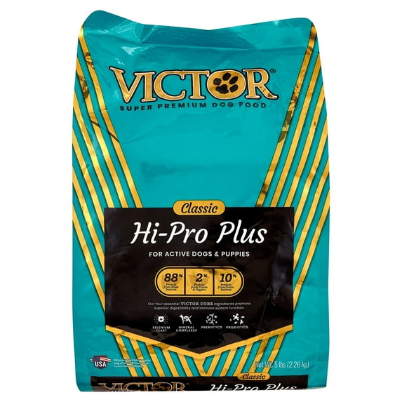Victor Hi-Pro Plus Formula Dry Dog Food, 5 lb