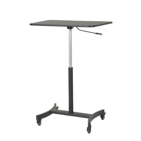 Victor - High Rise Rectangle Polyvinyl Chloride (PVC) Table Desk - Black