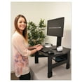 Victor High Rise StandUp Desk Converter, 28 x 23 x 1214 1/2, Black