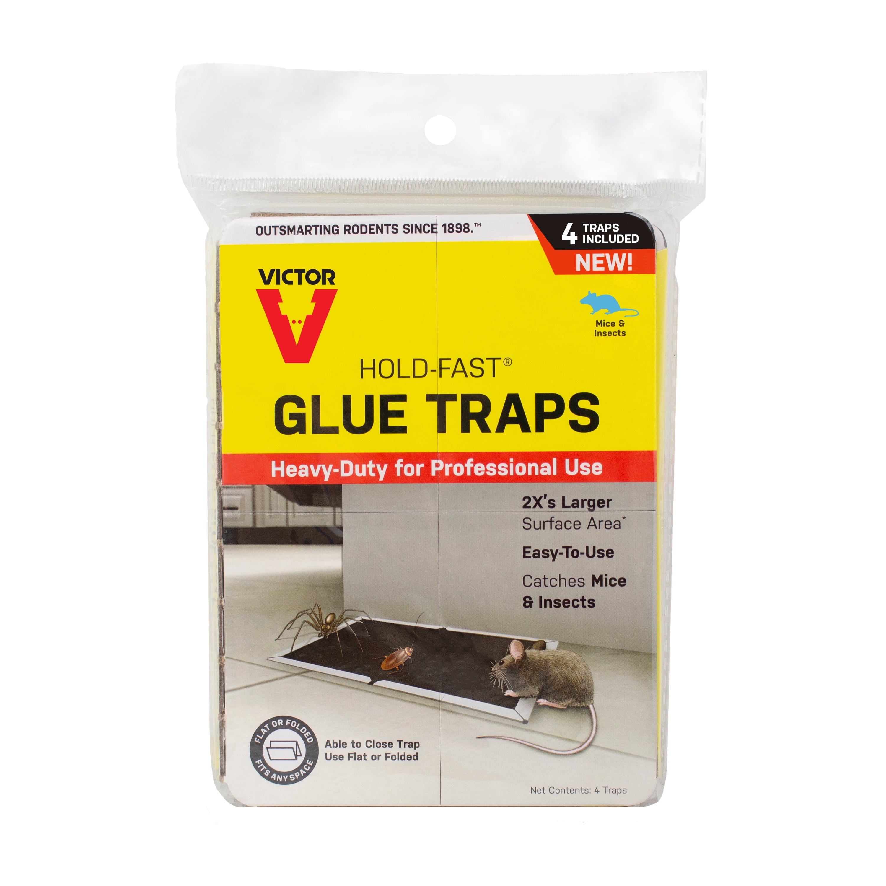 Stick-Em Mouse Glue Trap 4 x 3 Peanut Butter Scented (case of 24) -  American Bakery Supply