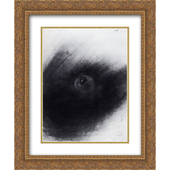 Victor Hugo 2x Matted 20x24 Gold Ornate Framed Art Print 'Planet'