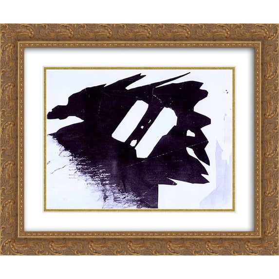 Victor Hugo 2x Matted 24x20 Gold Ornate Framed Art Print 'Silhouette fantastique'