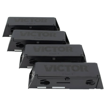 Victor Indoor Electronic Mouse Trap Disposable Refill Chambers - 4 Pack