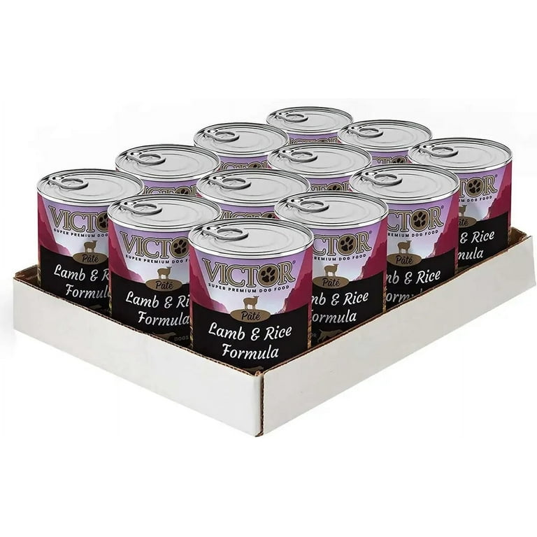 Victor Lamb And Rice Recipe Canned Wet Dog Food, 12-Pack, Healthy