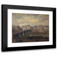 thumbnail image 1 of Victor Lecomte 24x20 Black Modern Framed Museum Art Print Titled - Le Pont De La Tournelle (1918), 1 of 5