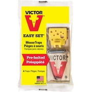 Victor® M032 Easy Set® Wood Based Mouse Trap, 4-Pack