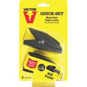 Victor M137 Pack of 6 Quick & Easy Set Safe Mouse Traps
