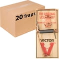 thumbnail image 1 of Victor M156-20 Metal Pedal Sustainably Sourced FSC Wood Snap Mouse Trap - 20 Traps (Pack of 1), 1 of 4