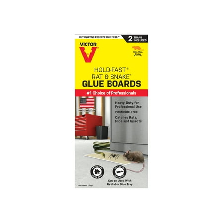 Victor M349 Rat, Mouse, Small Snake and Mouse Glue Board 2 Pack