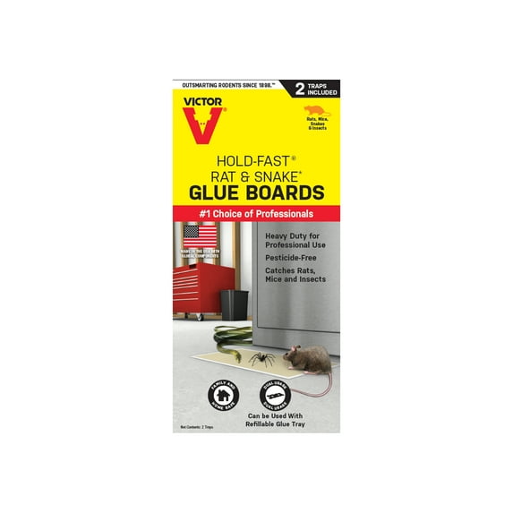 Victor M349 Rat, Mouse, Small Snake and Mouse Glue Board 2 Pack