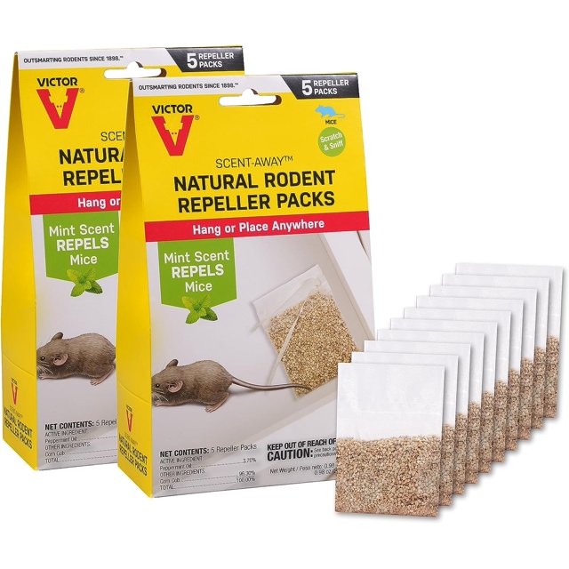 Victor M8052SR ScentAway Natural Rodent Repeller Peppermint Oil