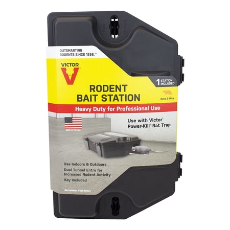Victor M901RB Refillable Rodent Bait Station