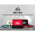 thumbnail image 1 of VICTOR Metro 3-Speed Portable Suitcase Turntable Record Player with Dual Bluetooth In & Out and Built-in Stereo Speakers, Red (VSRP-800-RD), 1 of 12