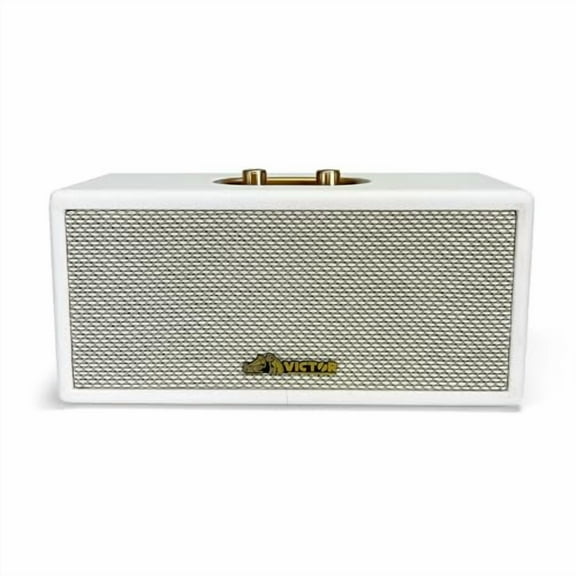 VICTOR Portable Speaker with Bluetooth® and Built-in Rechargable Battery, Cream (VAS-3003-CR)