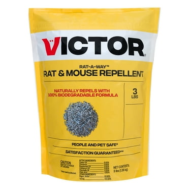 Victor Rat-A-Way Rat Repellent Pellets, 3 Pounds Bag