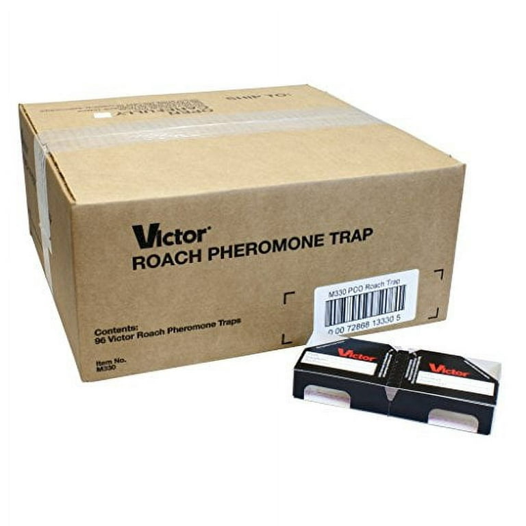Victor Roach Pheromone Traps Case- 48 Units (96 Traps Total
