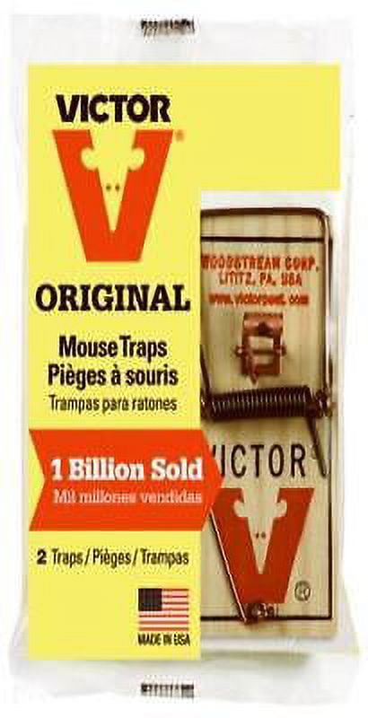 Victor Snap Trap For Mice 2 pk - Total Qty: 36; Each Pack Qty: 2; Total  Items Rec: 72, Case of: 36 - Kroger