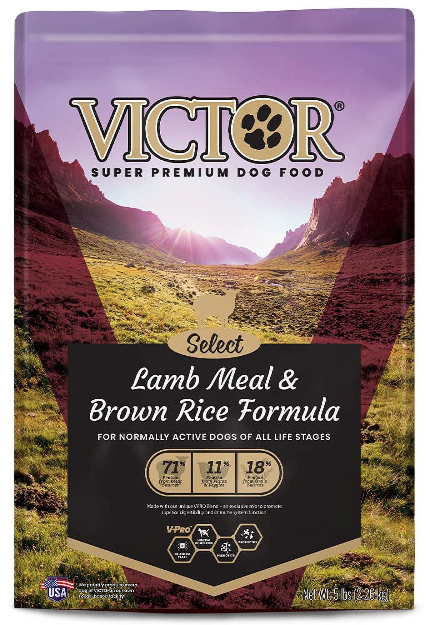 Victor Super Premium Dog Food Lamb Meal & Brown Rice Formula Dry