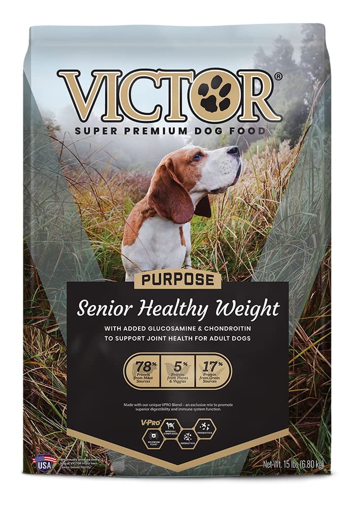 Dry Dog Food With Glucosamine And Chondroitin Victor Super Premium Dog Food – Purpose - Senior Healthy Weight â