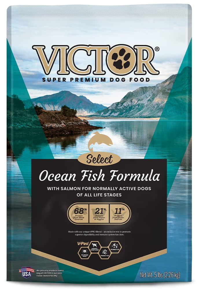 Victor Super Premium Dog MMF7 Food Select Ocean Fish Formula