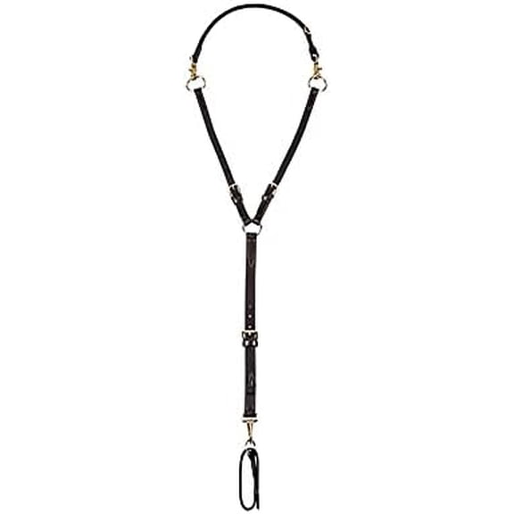 Victor Supreme Bob Hart Adjustable Arabian Training Martingale | Optimum Fit | Easily Convertible | Stable Training Aid | Dark Oil Finish$$Sport & Recreation Other