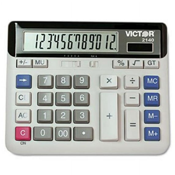 Victor Technologies 2140 2140 Desktop Business Calculator, 12-Digit LCD