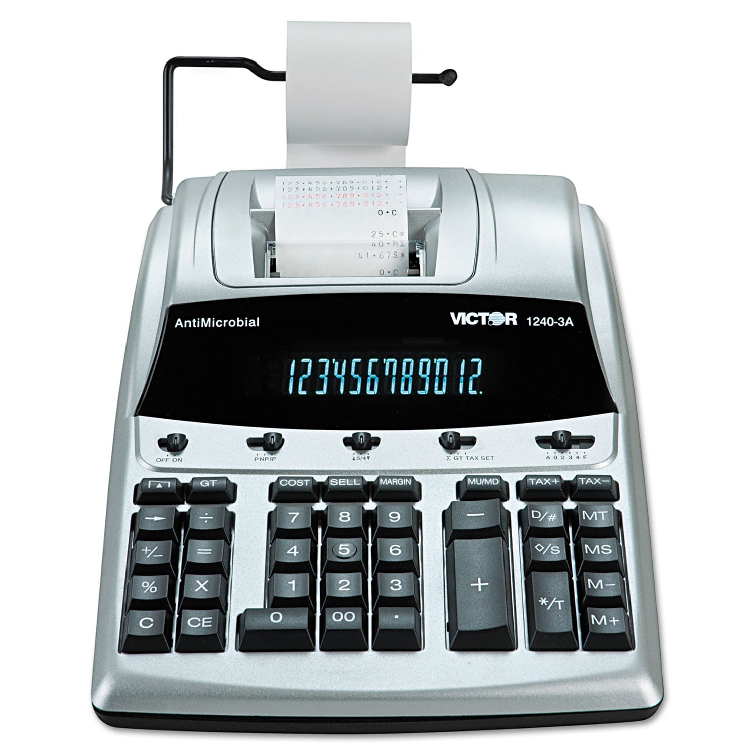 Victor Technology 1240-3A Desktop Printing Calculator - VFD Victor Technology 1240-3A Desktop Printing Calculator - VFD