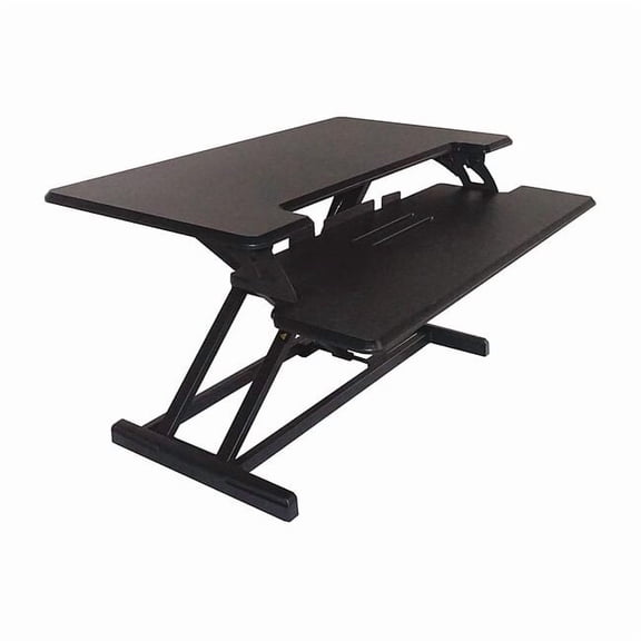 Victor Technology Compact Standing Desk Riser,Black DCX610