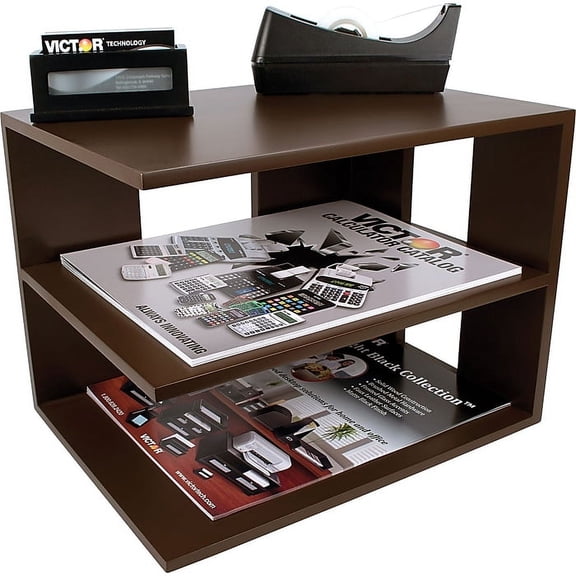 Victor Technology Corner Shelf, Brown (B1120)