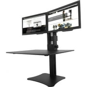 Victor Technology DC350 High Rise  Collection Dual Monitor Sit-Stand Desk Converter 28 x 23 x 15.5 Blk