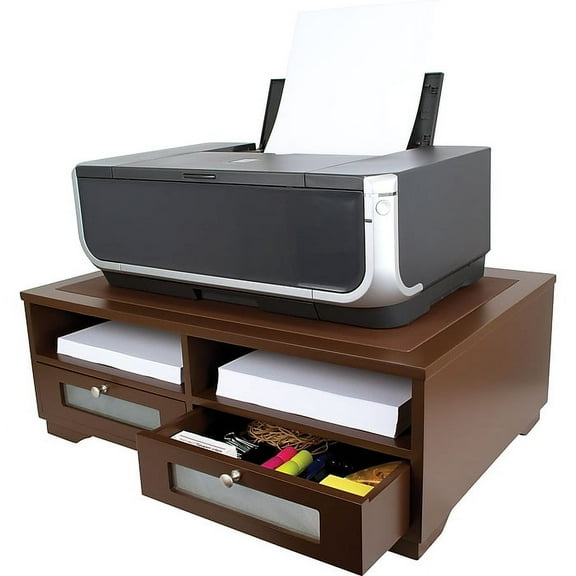 Victor Technology Printer Stand, Brown (B1130)