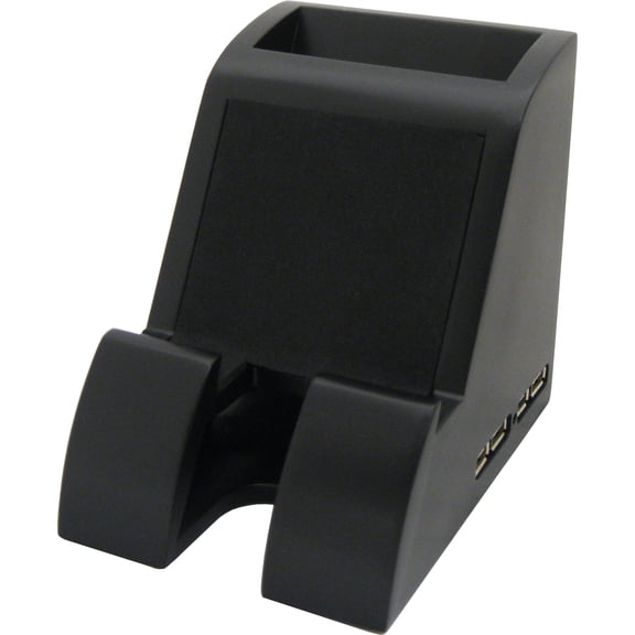 Victor Technology Smart Charge Pencil Cup™ with USB Hub, Black (PH600)