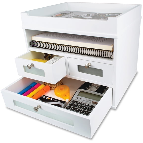 Victor Technology Tidy Tower, White (W5500)