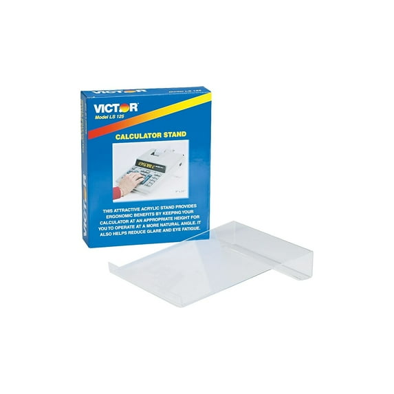 Victor Technology Victor Acrylic Calculator Stand Large Clear VCTLS125