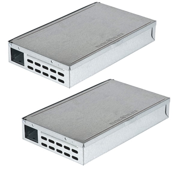 Victor Tin Cat Multi-Catch Live Mouse Trap - Indoor and Outdoor Humane Catch and Release Mouse Trap - M310SSR - Humanely Capture Mice - 2 Traps