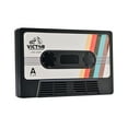 thumbnail interactive-video image 1 of Victor Cassette Bluetooth Speaker with TWS Pairing, FM Radio, Aux Input, Dual Speaker Mode, USB-C Rechargeable, Portable Retro Music Player, 1 of 13
